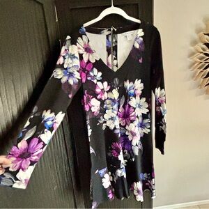 Tommy Bahama Black Floral Dress